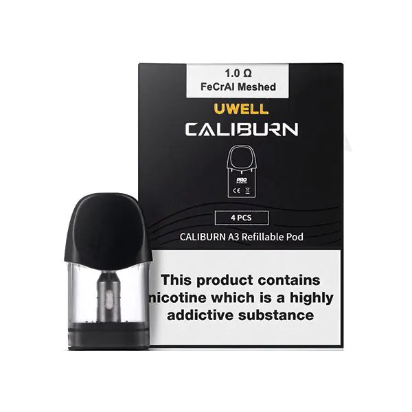 Uwell Caliburn A3S 2ML Refillable Replacement Pods - Pack of 4