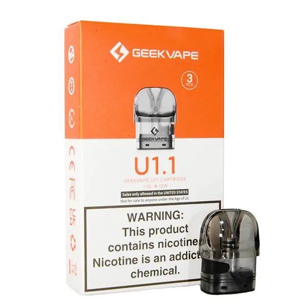 GeekVape U 2ml Replacement Cartridge 3 Pack