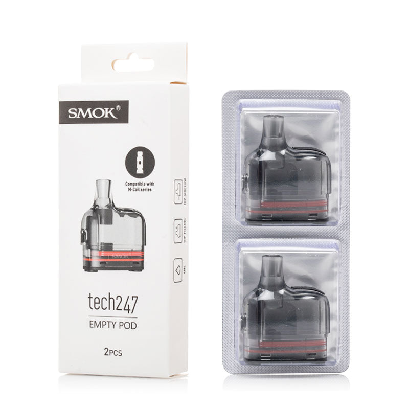 SMOK Tech247 4ML Refillable Empty Pod - Pack of 2