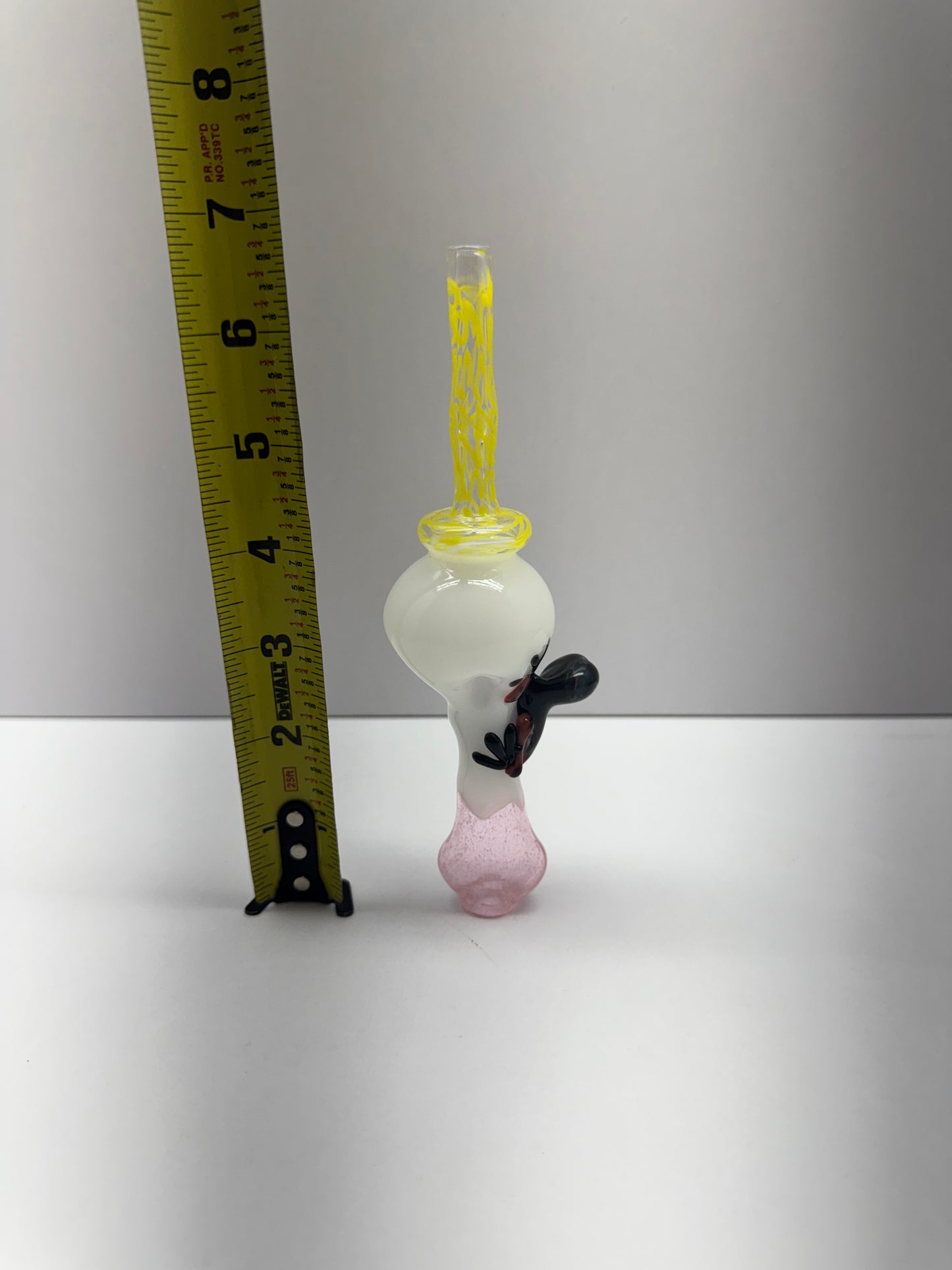 Jaime Duncan Handmade Nectar Collector white/pink