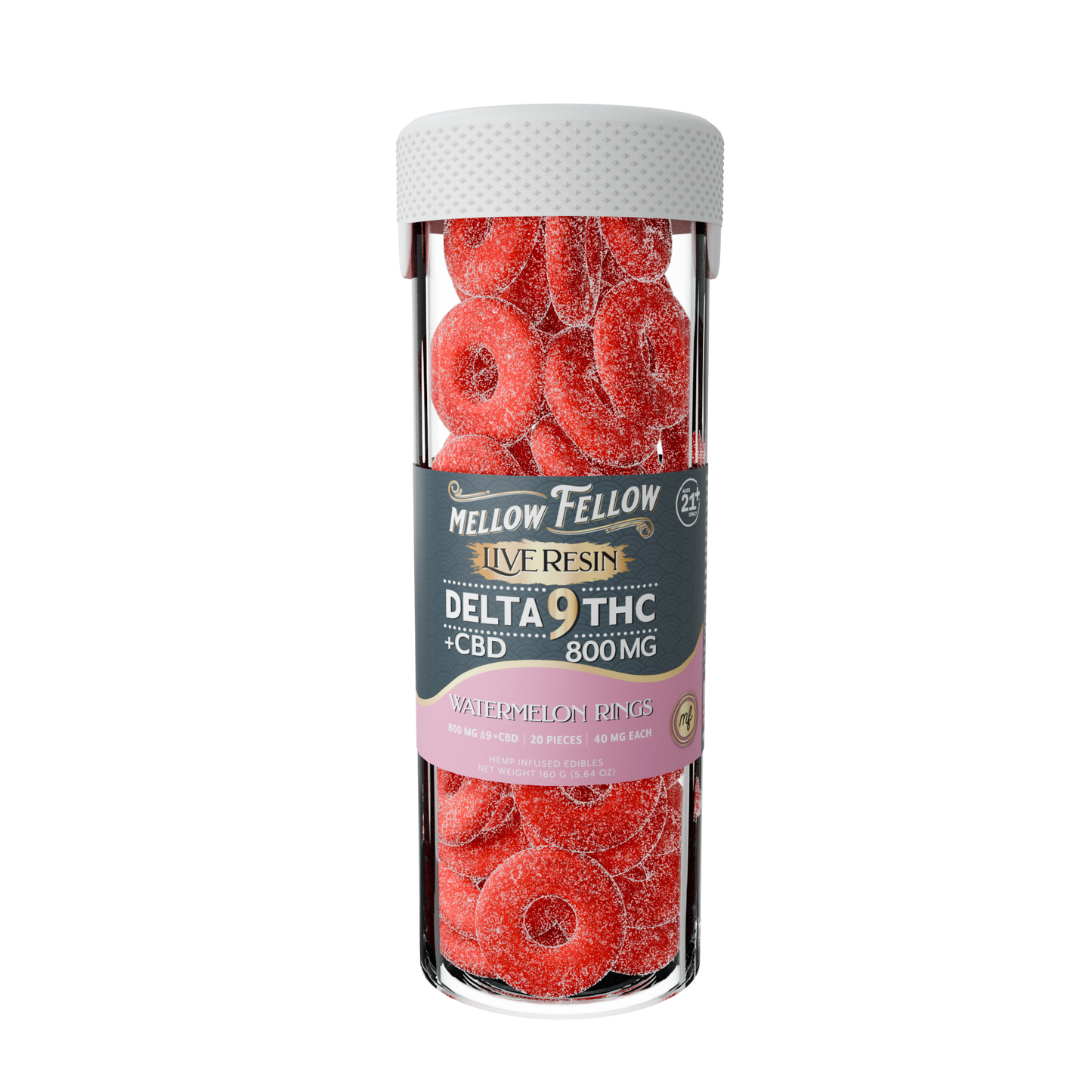 Mellow Fellow - Live Resin - Delta 9 - 800mg - Edibles
