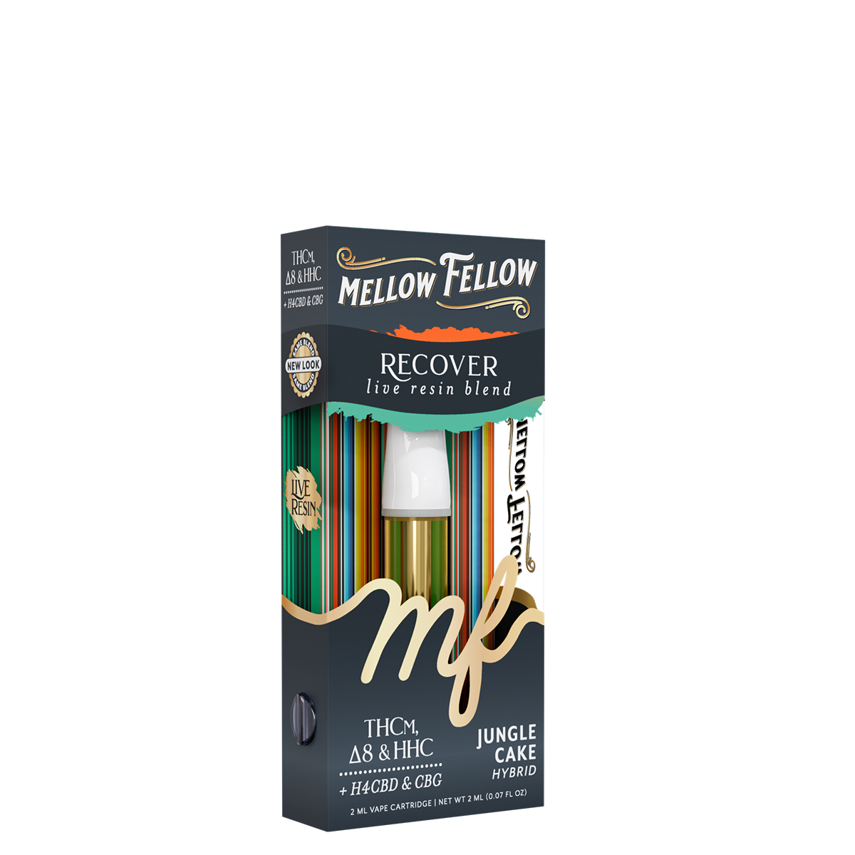 Mellow Fellow Live Resin Recover Blend 2ML Cartridge Jungle Cake