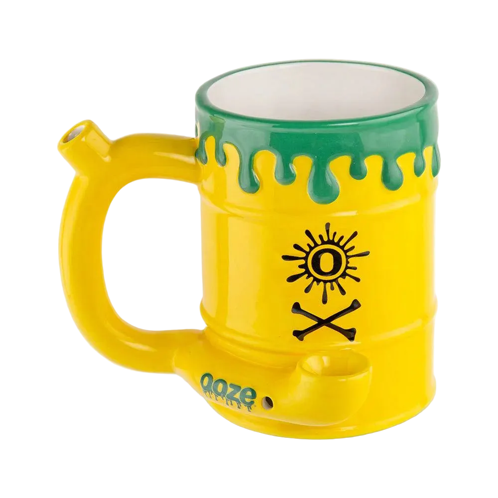 Ooze Ceramic Mug Pipe Toxic Waste Barrel