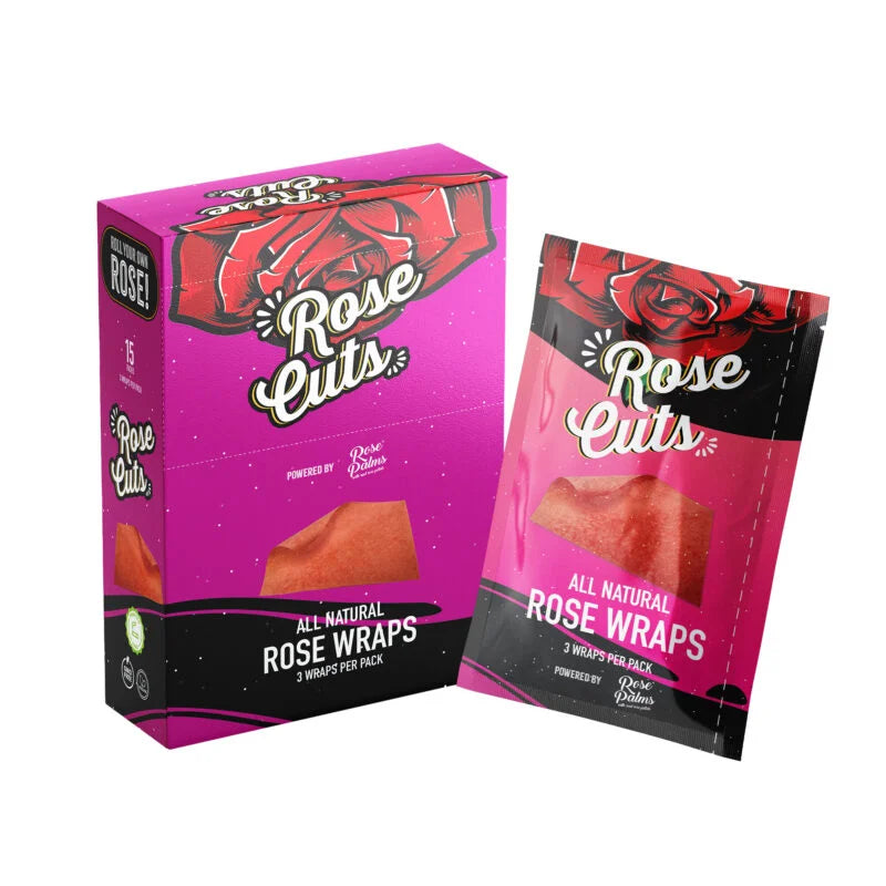Rose Cuts Flavored Organic Wraps - Pack of 3