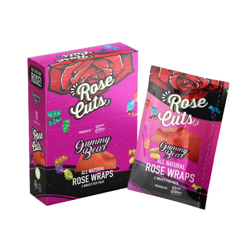 Rose Cuts Flavored Organic Wraps - Pack of 3