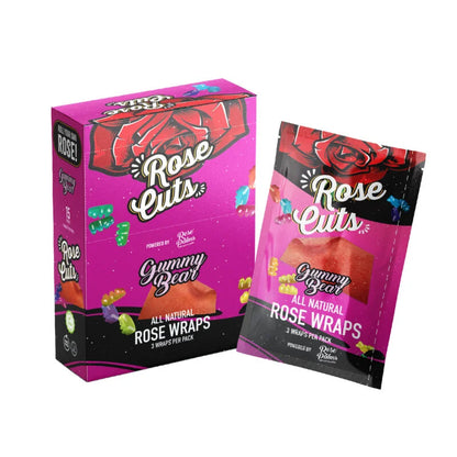 Rose Cuts Flavored Organic Wraps - Pack of 3