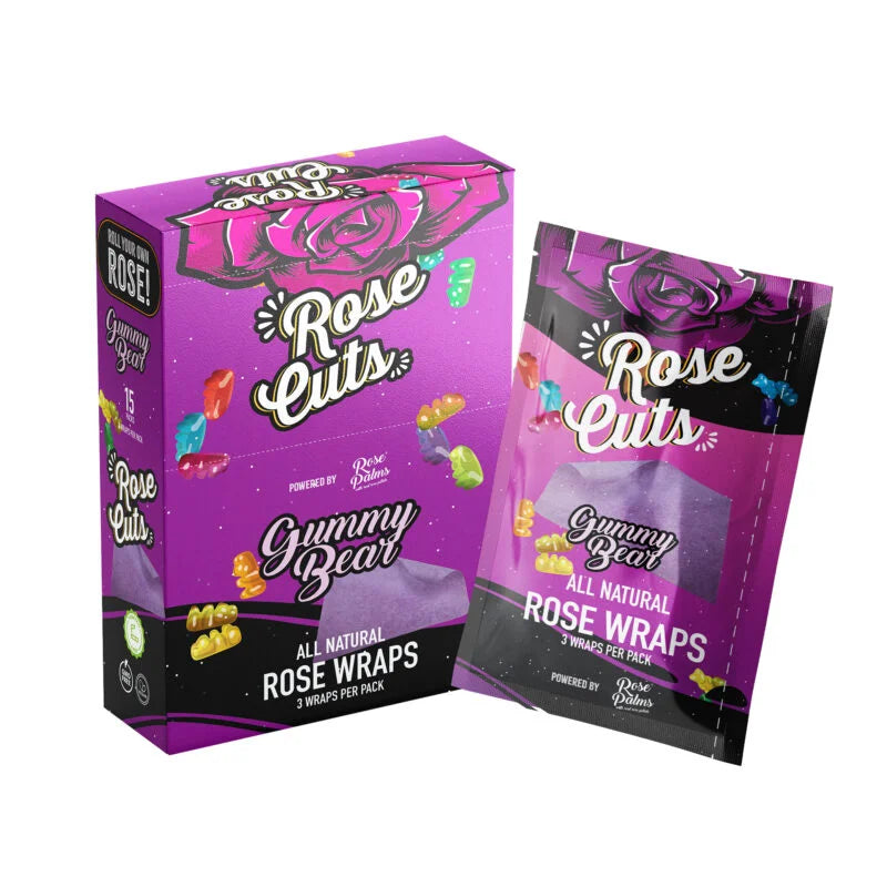Rose Cuts Flavored Organic Wraps - Pack of 3