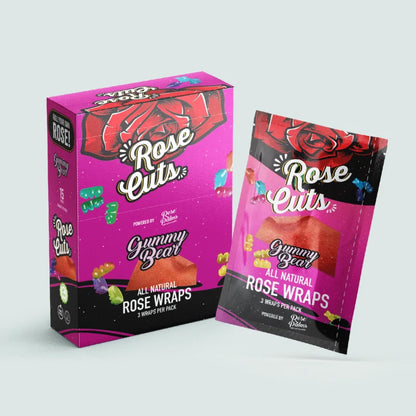 Rose Cuts Flavored Organic Wraps - Pack of 3