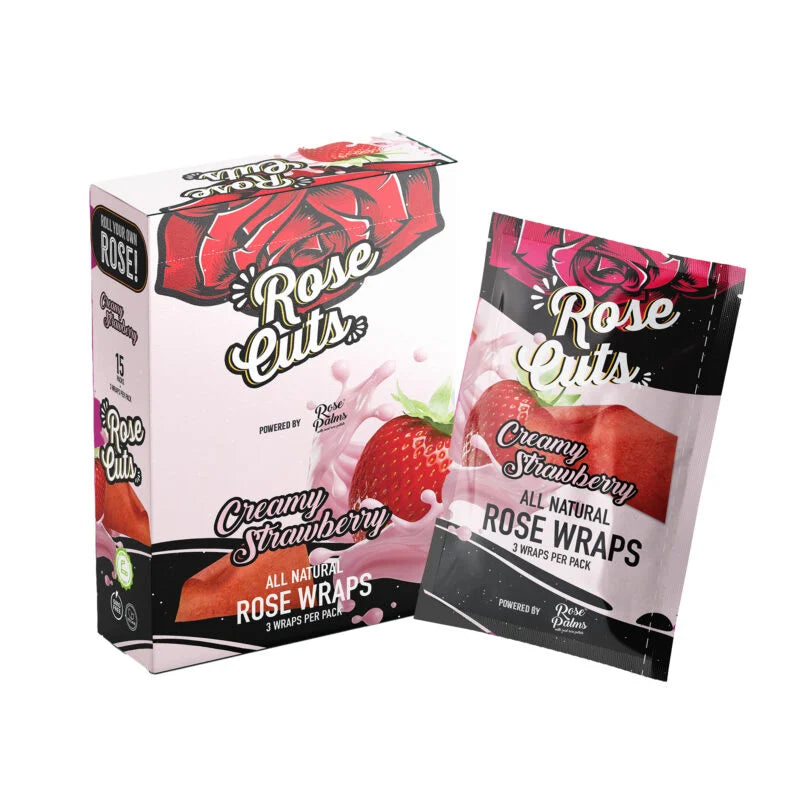 Rose Cuts Flavored Organic Wraps - Pack of 3