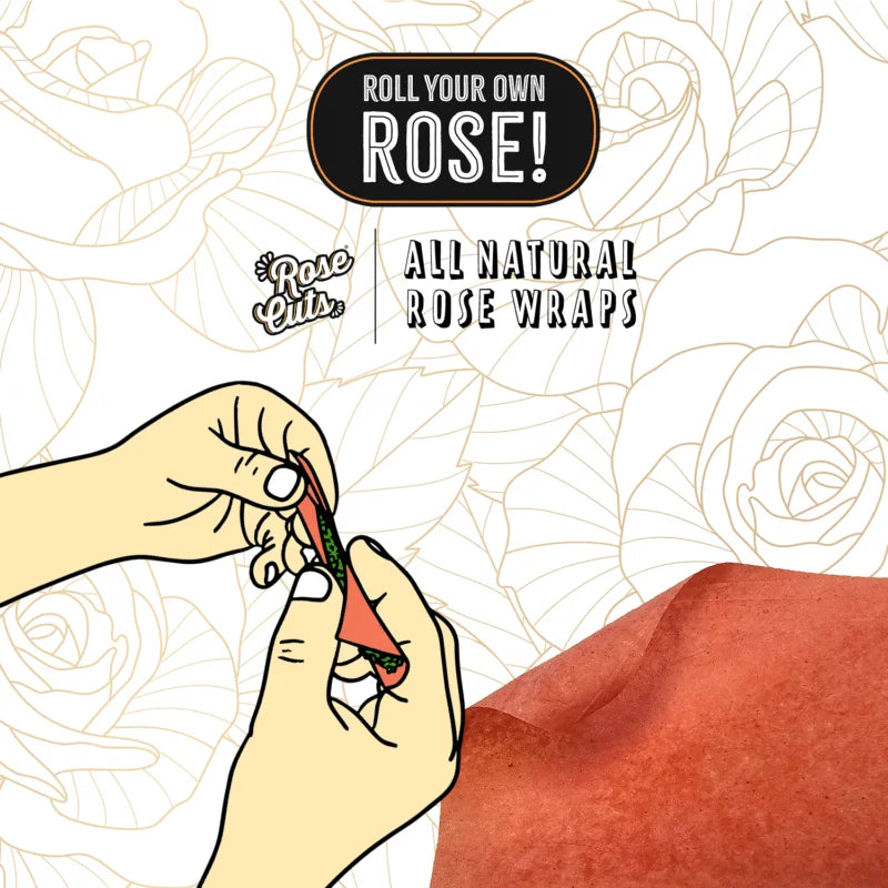 Rose Cuts Flavored Organic Wraps - Pack of 3