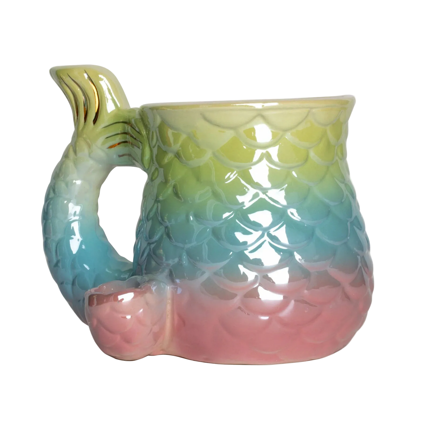 Mermaid Tail Ceramic Pipe Mug