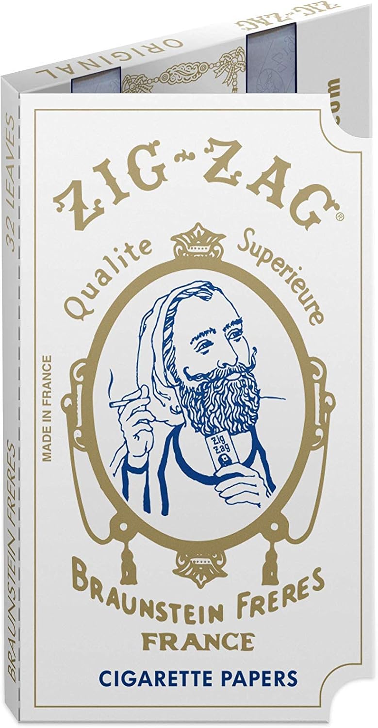 Zig Zag Rolling Papers Display Original White
