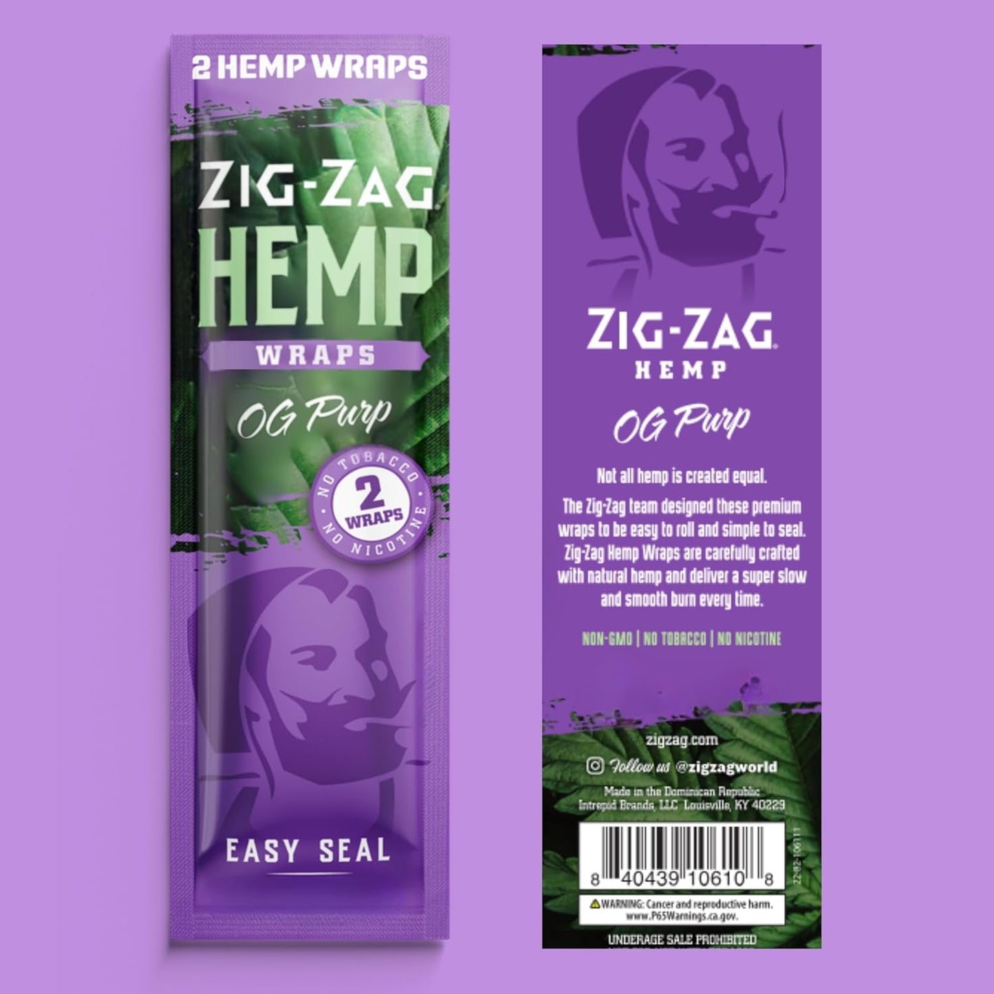 Zig Zag Hemp Wraps NPP