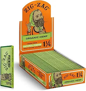 Zig Zag 1 1/4 Size Organic Hemp