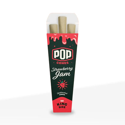Pop Cones Unbleached King Size Cones - Pack of 3