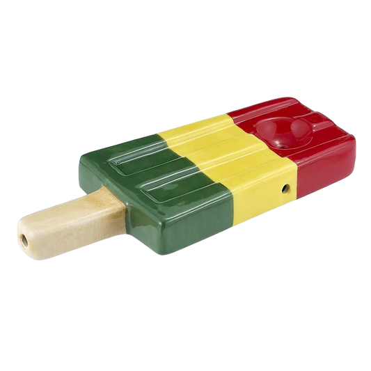 Rasta Ice Pop Ceramic Pipe