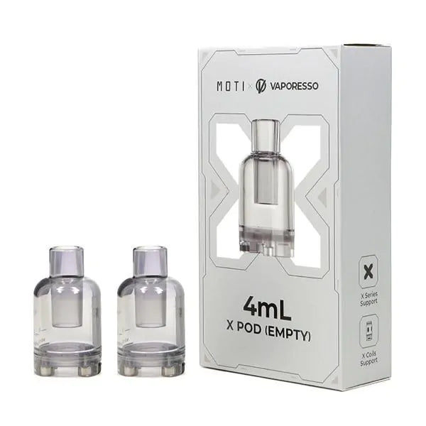 Vaporesso x MOTI X-Mini Empty Pod  4ml- 2 Pack