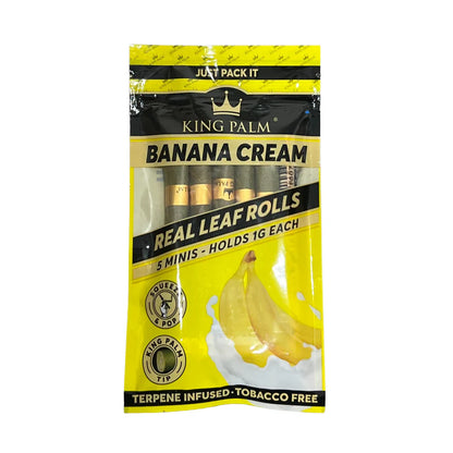 King Palm Mini Size Flavored Real Leaf Rolls - Pack of 5