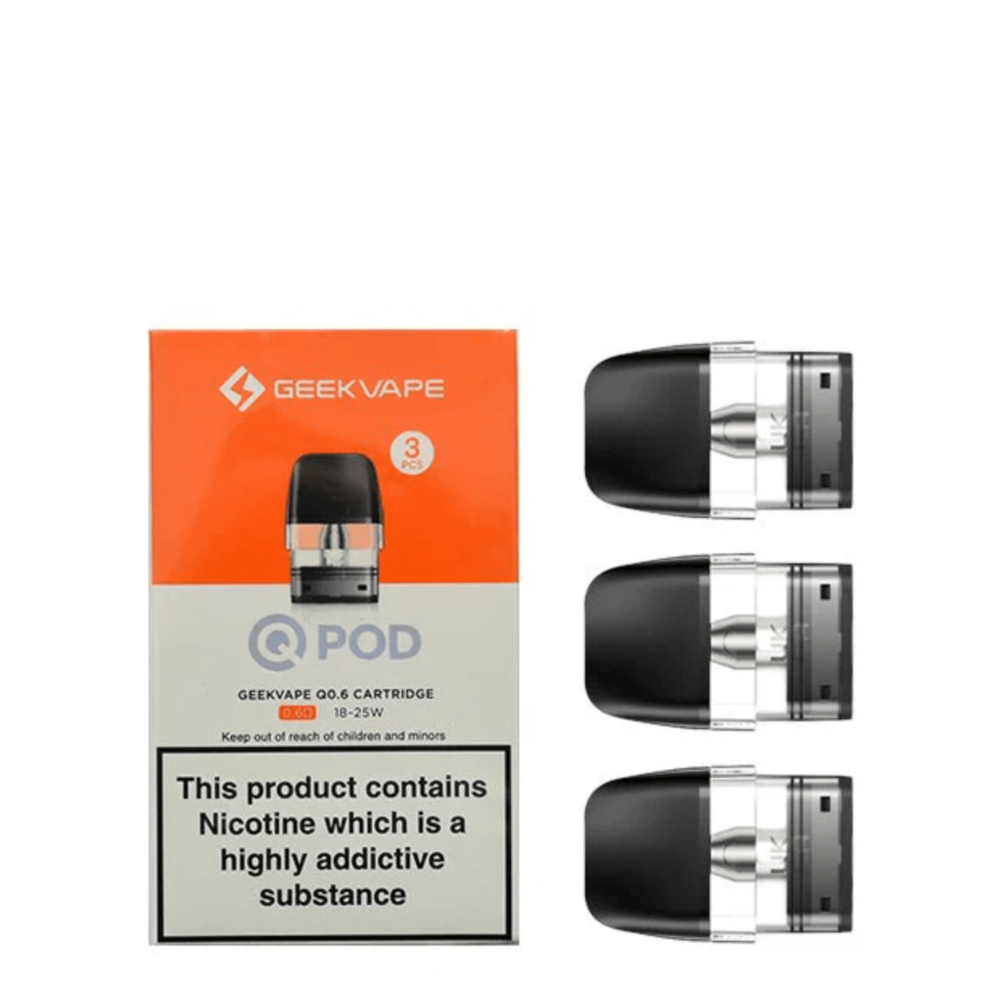 GeekVape Q 2ML Refillable Replacement Pod - Pack of 3