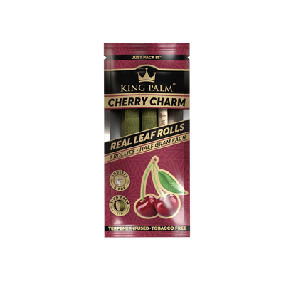 King Palm Rollie Size Flavored Real Leaf Rolls - Pack of 2