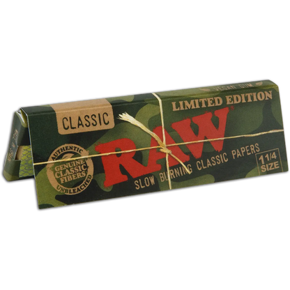 RAW Camo 1 1/4 Size Rolling Papers - Limited Edition - Pack of 50