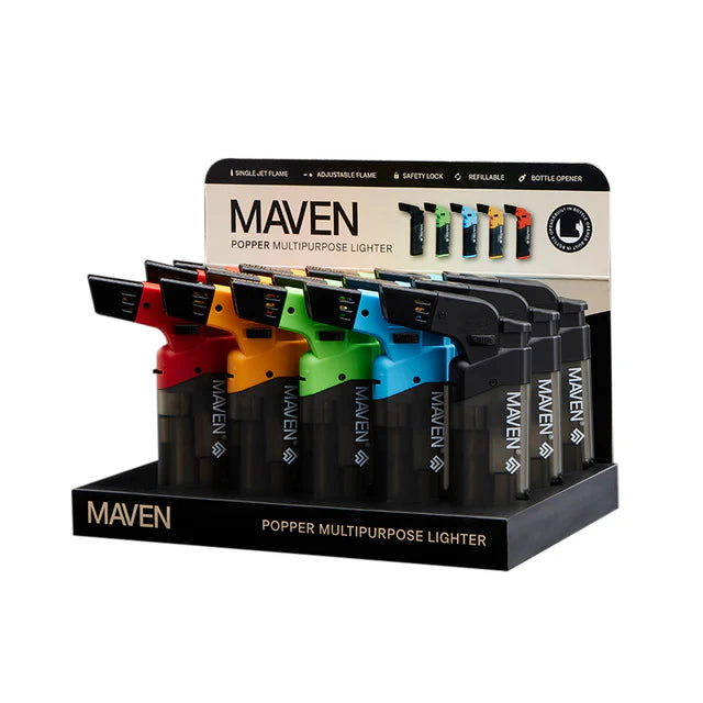 Maven Popper Multi-Purpose Pocket Torch Lighter