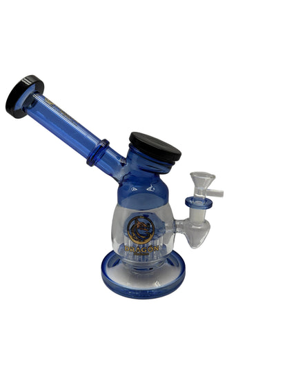 Dragon Glass Water Pipe Inclined Neck + Thick Base With Tree Perc