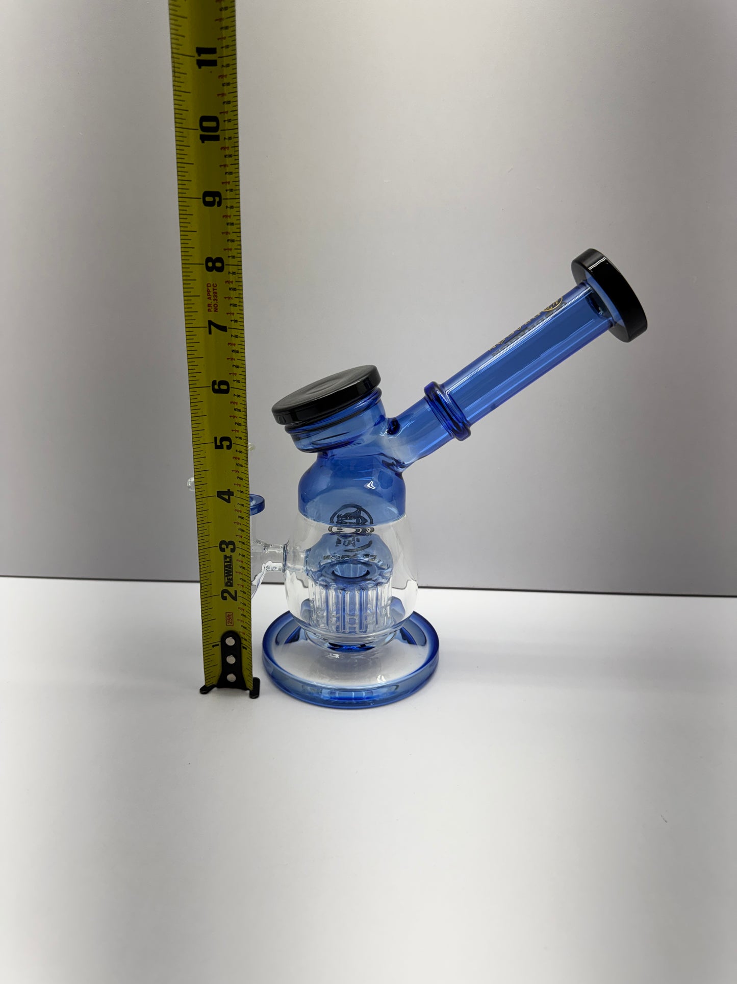 Dragon Glass Water Pipe Inclined Neck + Thick Base With Tree Perc