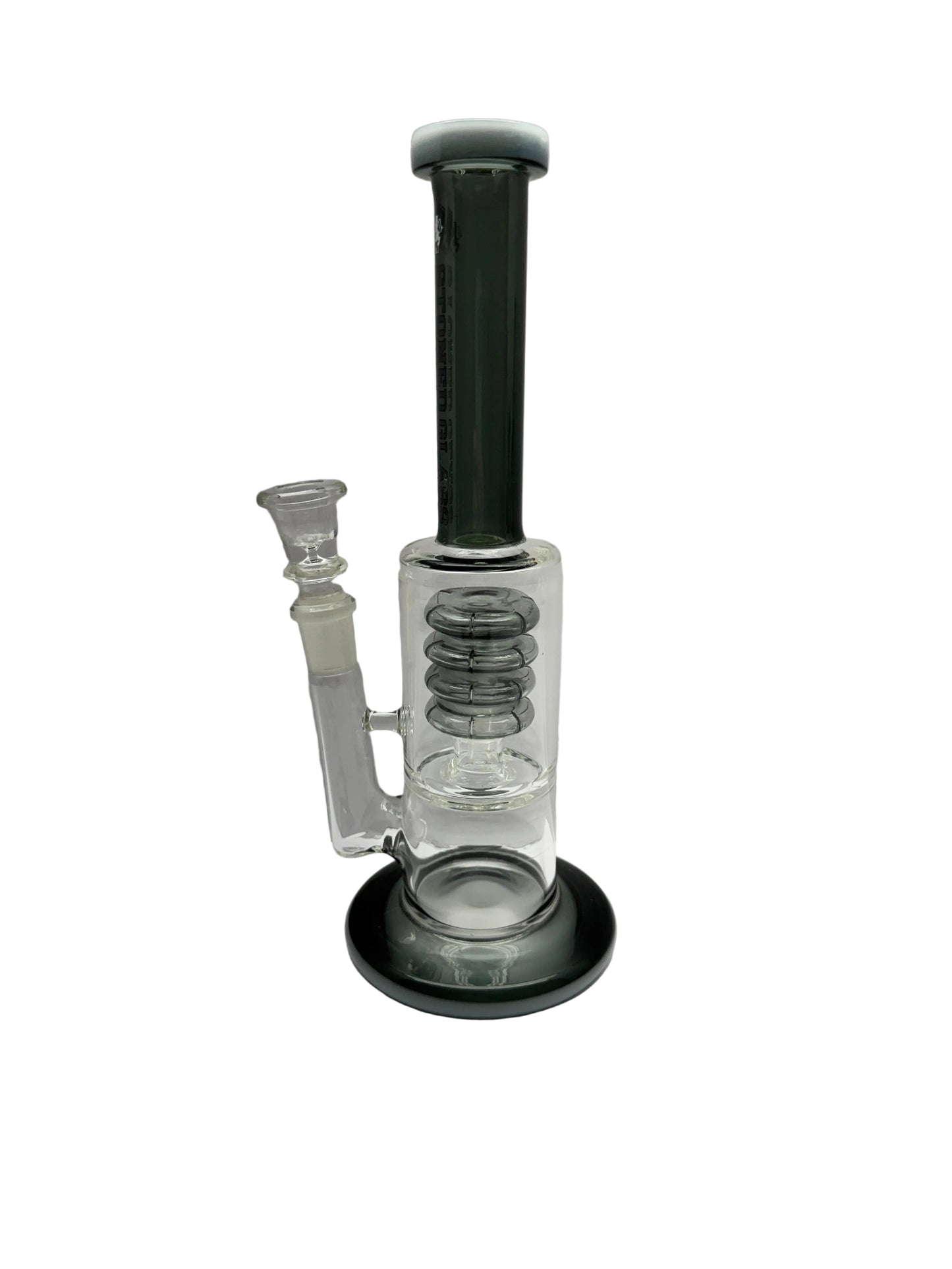 Stoned Glass Water Pipe Tube Base Design With Diffused Multi Disc Perc
