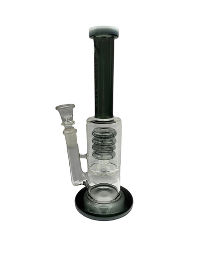 Stoned Glass Water Pipe Tube Base Design With Diffused Multi Disc Perc