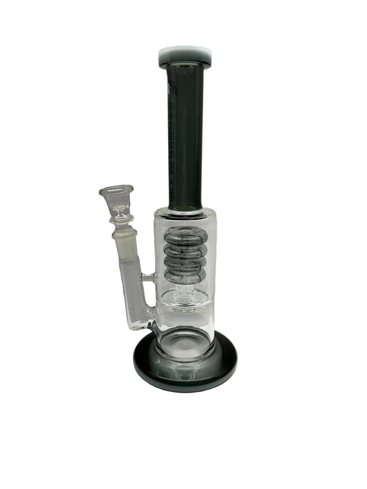 Stoned Glass Water Pipe Tube Base Design With Diffused Multi Disc Perc