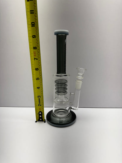 Stoned Glass Water Pipe Tube Base Design With Diffused Multi Disc Perc