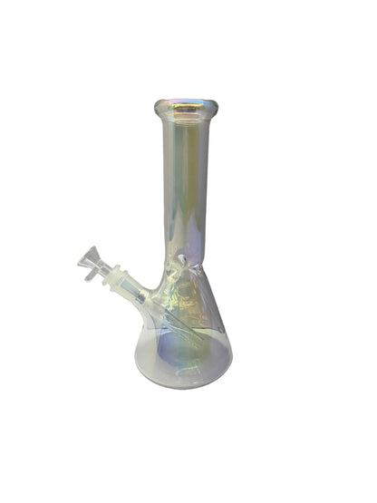 10" Heavy Glass Bongs Percolator Water Pipe Hookah 14mm Bowl Rainbow Color Bong