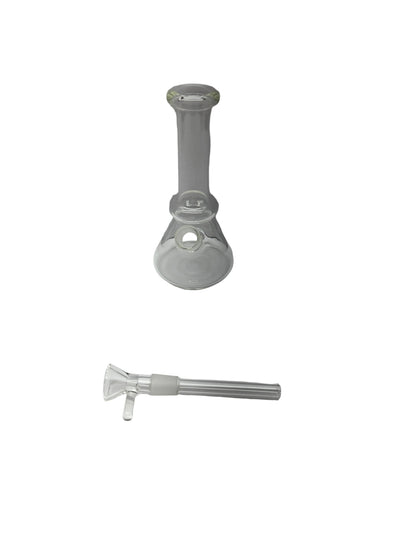6" Small Glass Bong with Travel Box Smoking Tobacco Water Pipe 14MM Glass Bowl