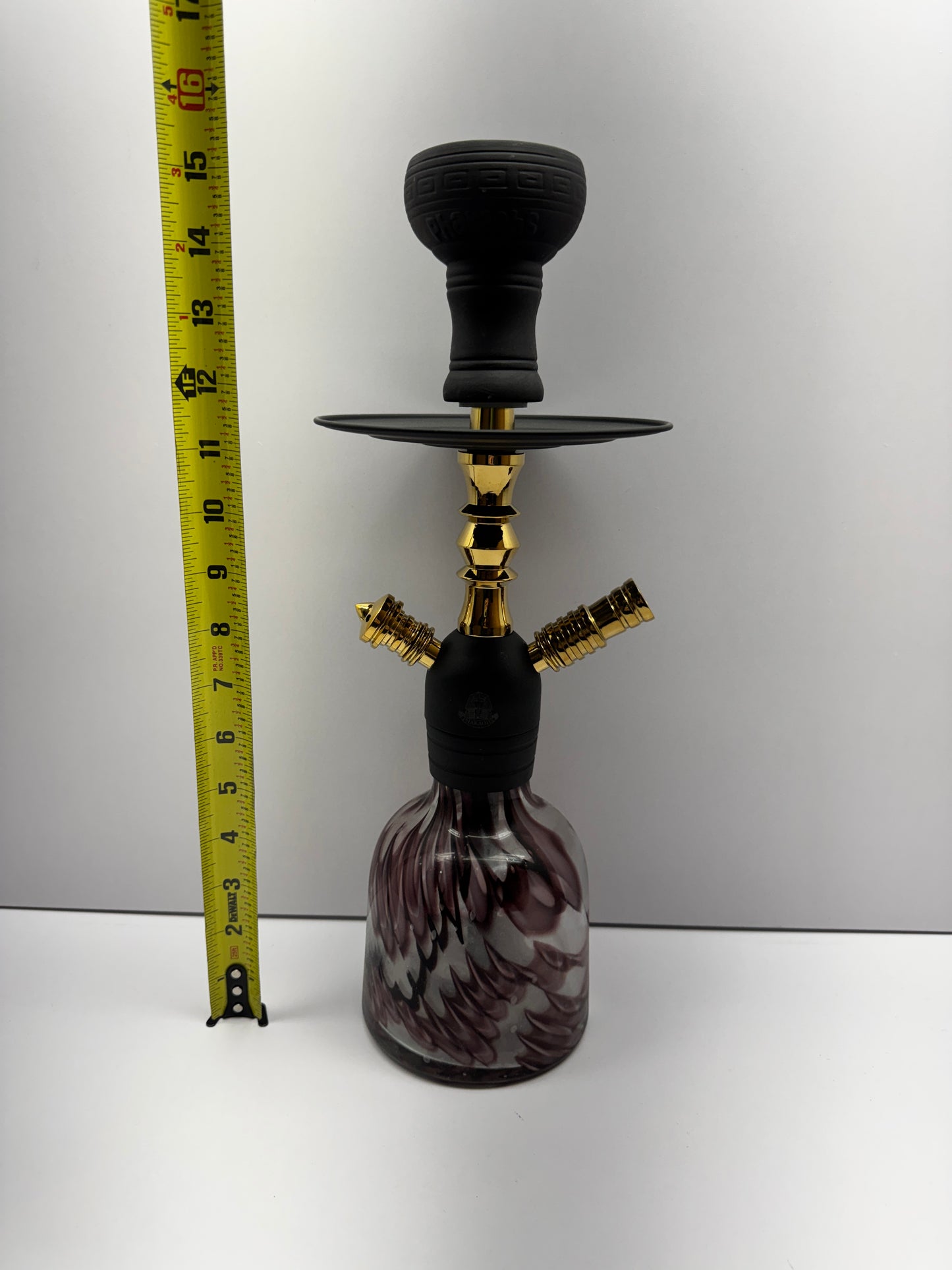 Pharaohs Jarra Single Hose Hookah - 16 Inch