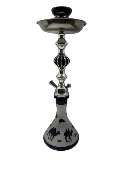 Zebra Smoke Camel 18 Inch Single Hose Hookah