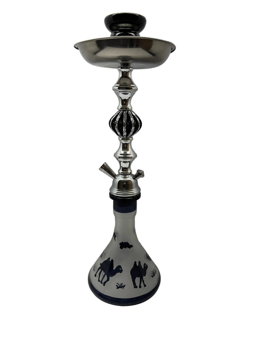 Zebra Smoke Camel 18 Inch Single Hose Hookah