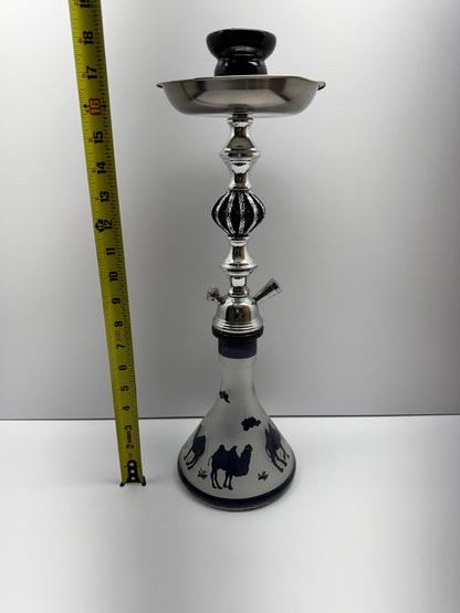 Zebra Smoke Camel 18 Inch Single Hose Hookah
