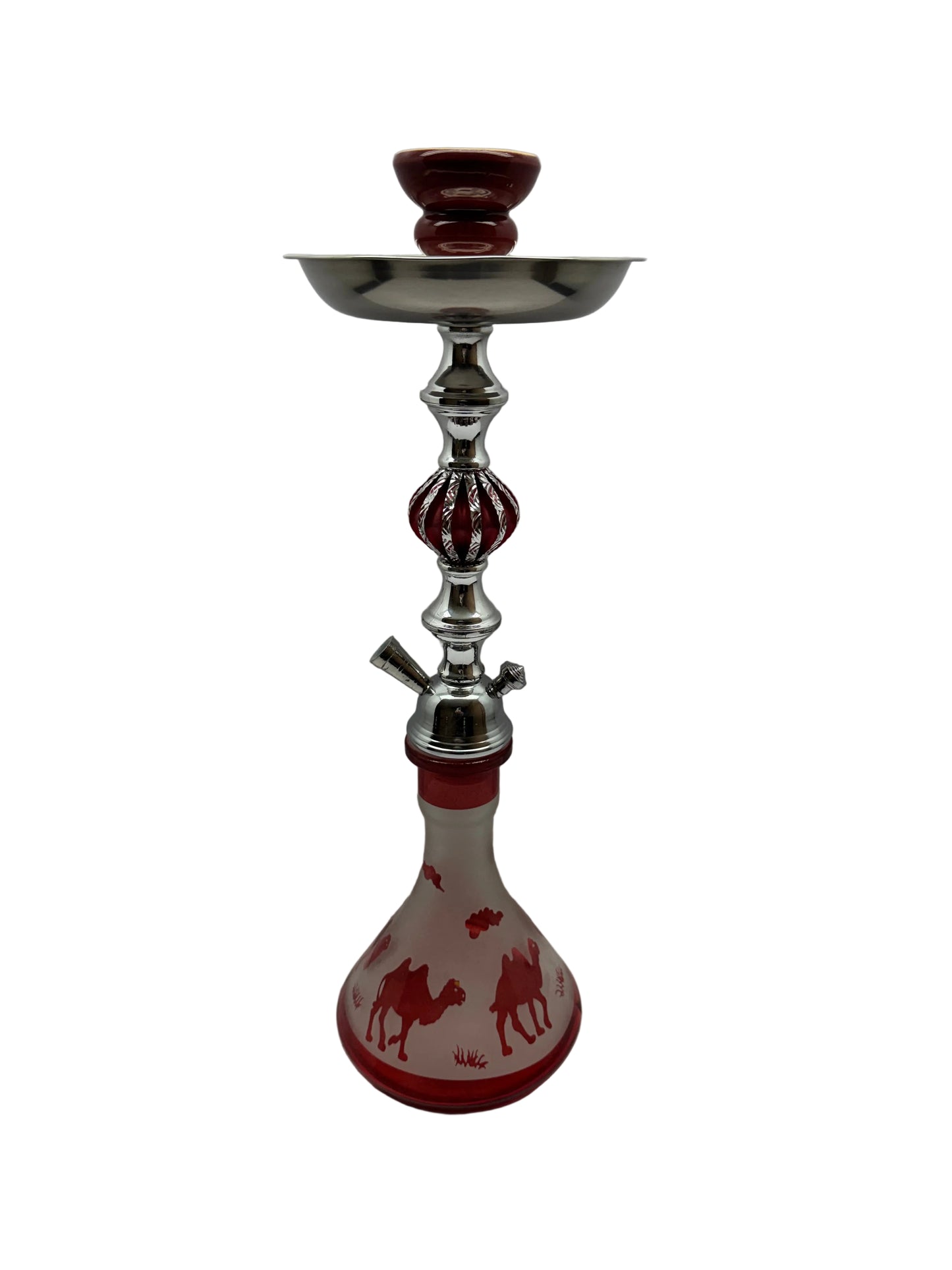 Zebra Smoke Camel 18 Inch Single Hose Hookah