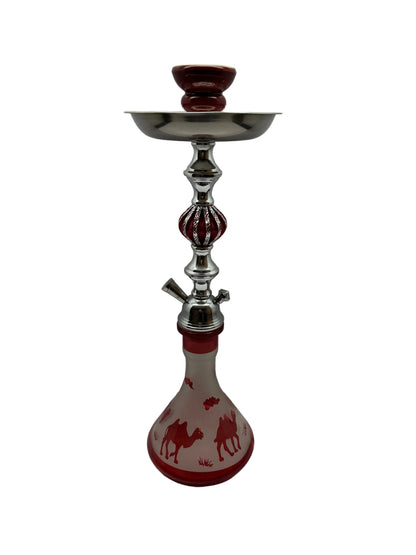Zebra Smoke Camel 18 Inch Single Hose Hookah