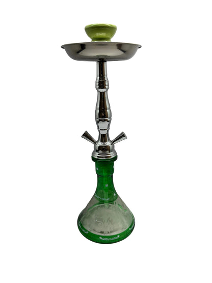 Zebra Smoke Cloud 17.5 Inch Double Hose Hookah
