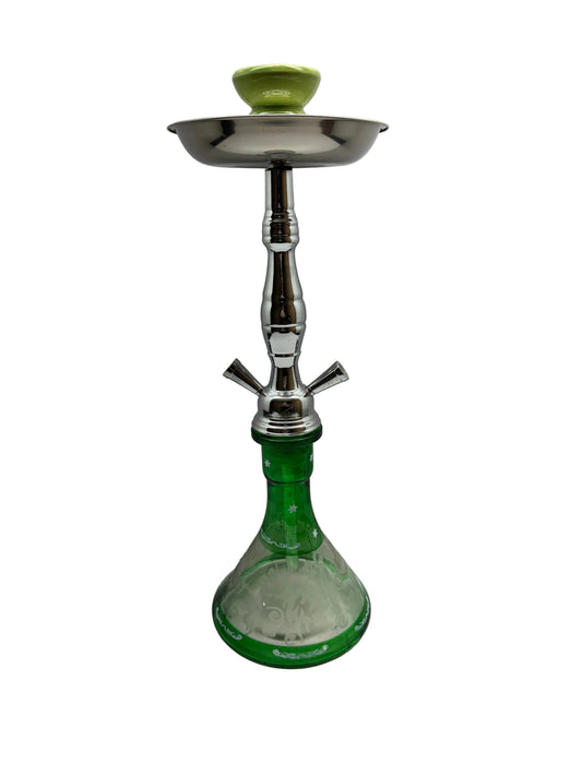 Zebra Smoke Cloud 17.5 Inch Double Hose Hookah