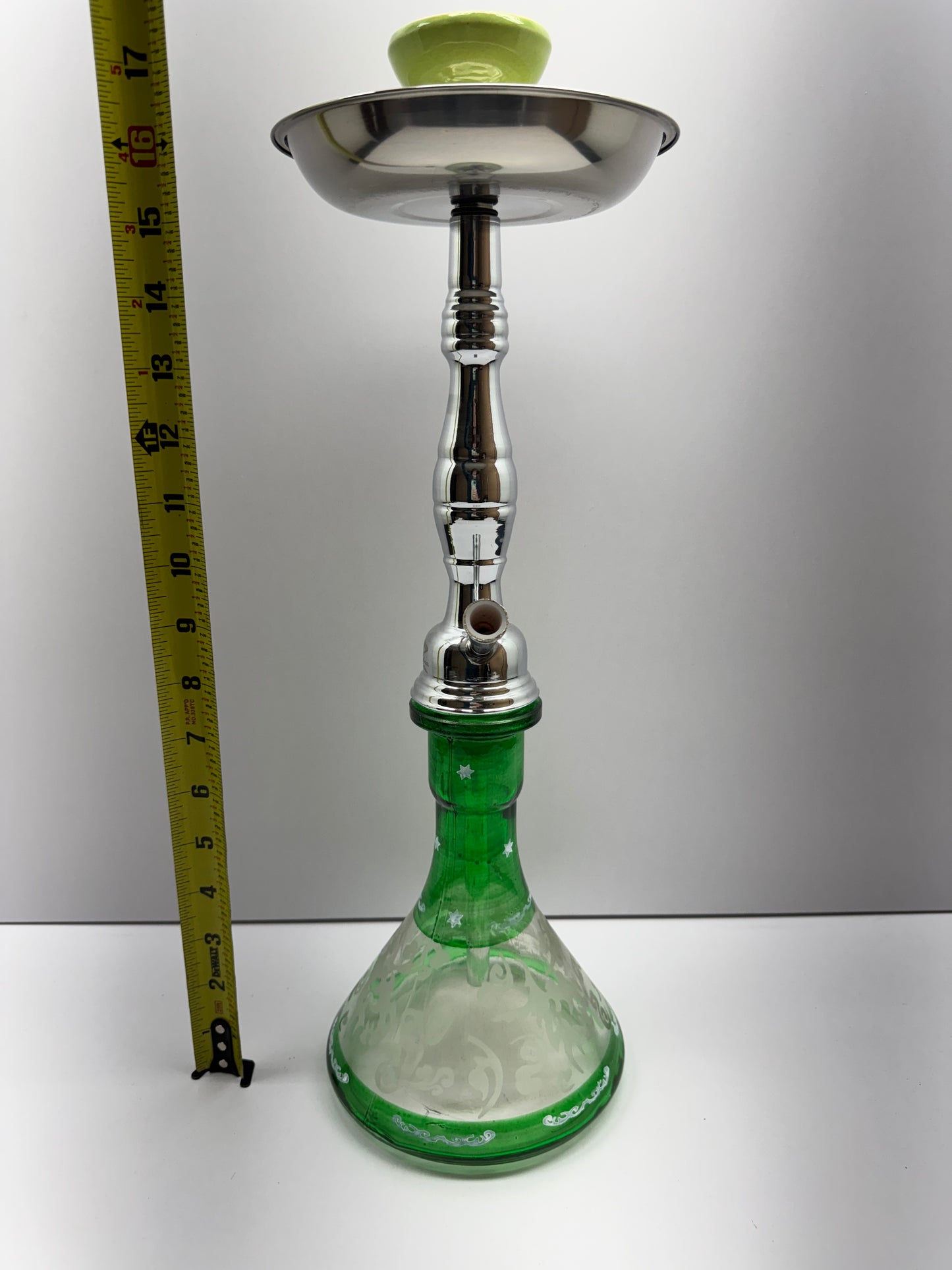 Zebra Smoke Cloud 17.5 Inch Double Hose Hookah