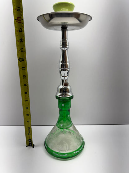 Zebra Smoke Cloud 17.5 Inch Double Hose Hookah