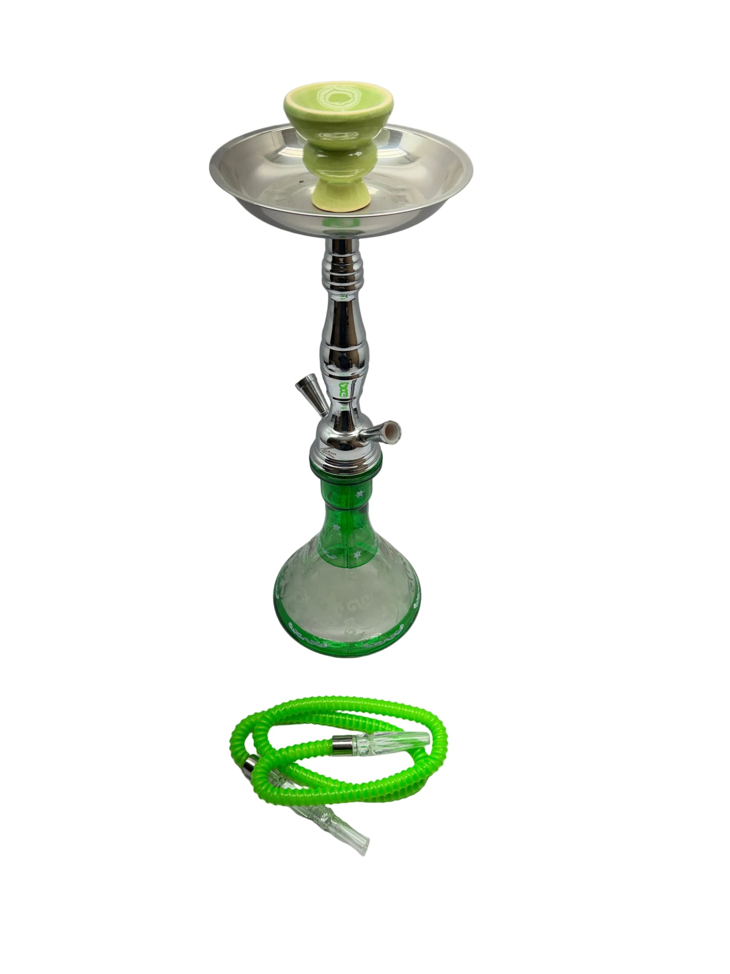 Zebra Smoke Cloud 17.5 Inch Double Hose Hookah