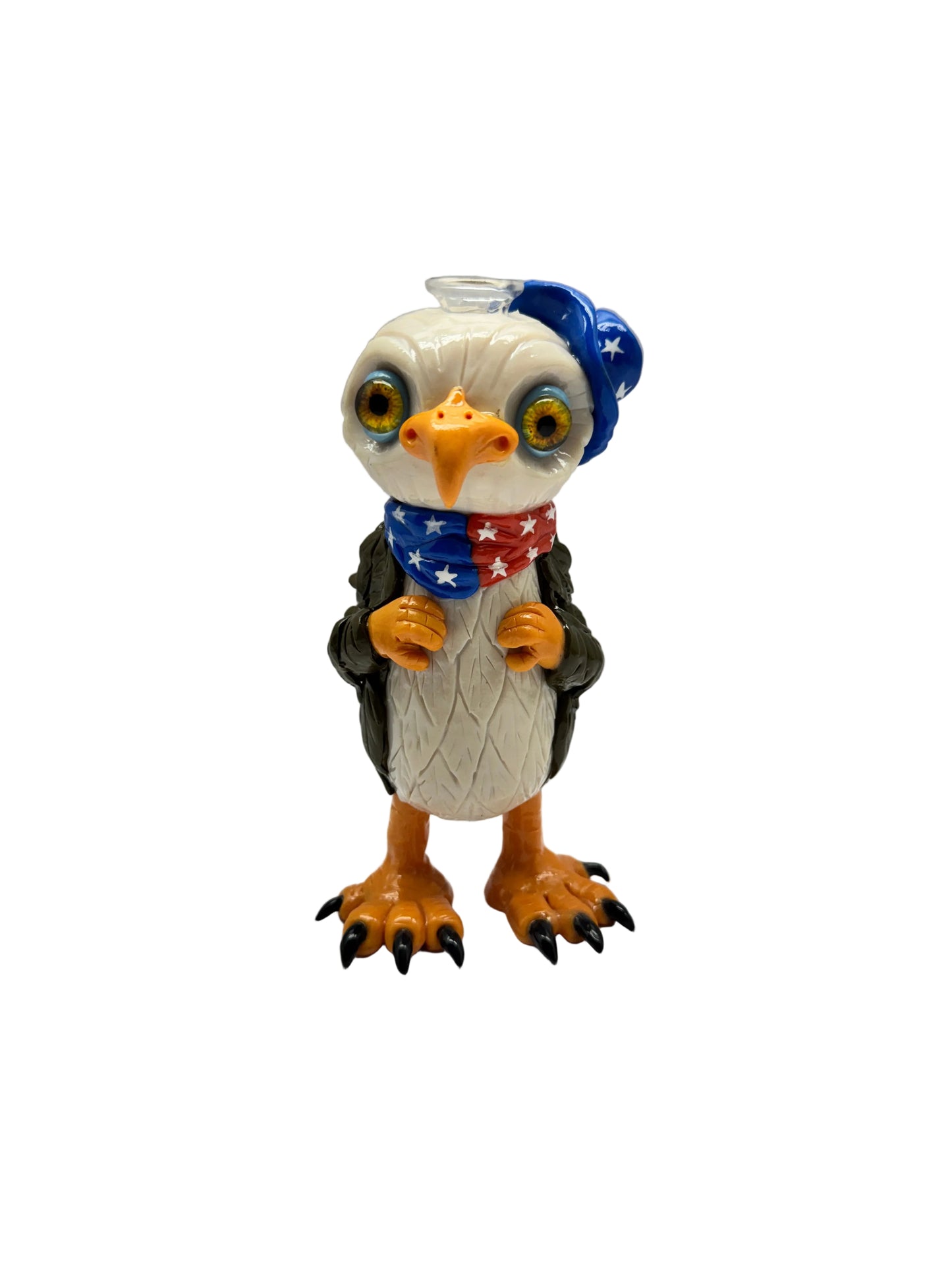 Shadow Glass Water Pipe American Eagle Shape Bong Style