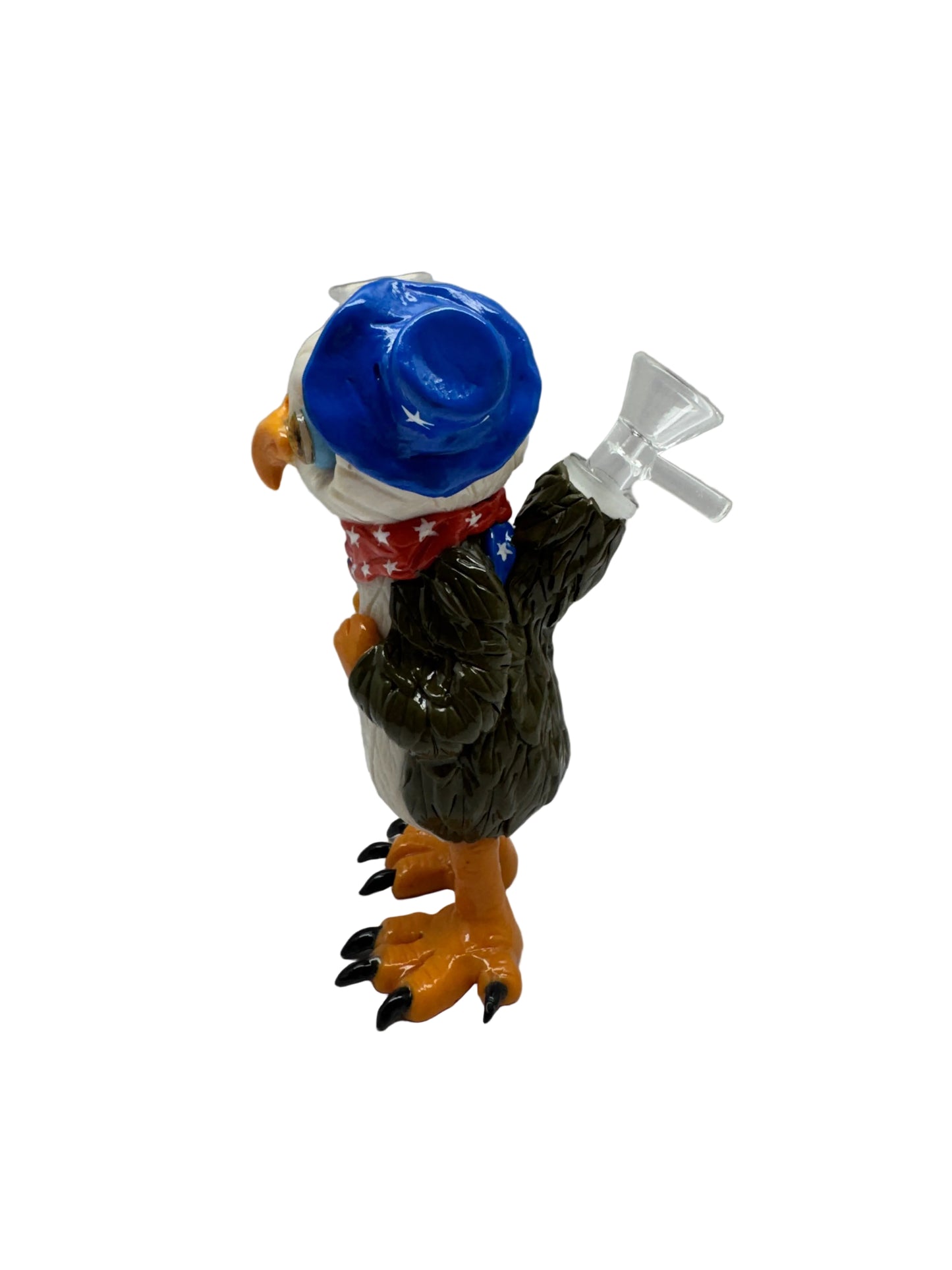 Shadow Glass Water Pipe American Eagle Shape Bong Style