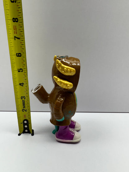 Shadow Glass Water Pipe Dragon With Hoodie Shape Bong Style