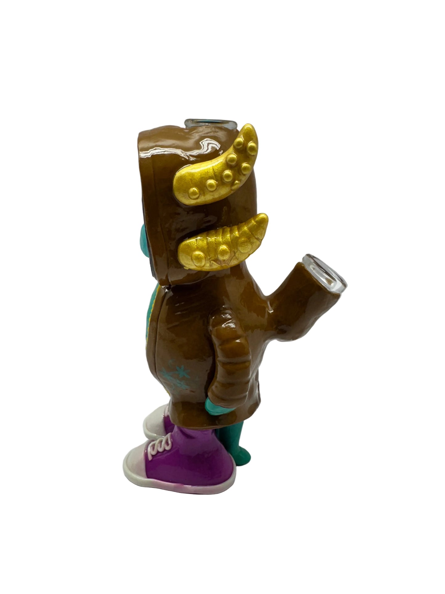 Shadow Glass Water Pipe Dragon With Hoodie Shape Bong Style