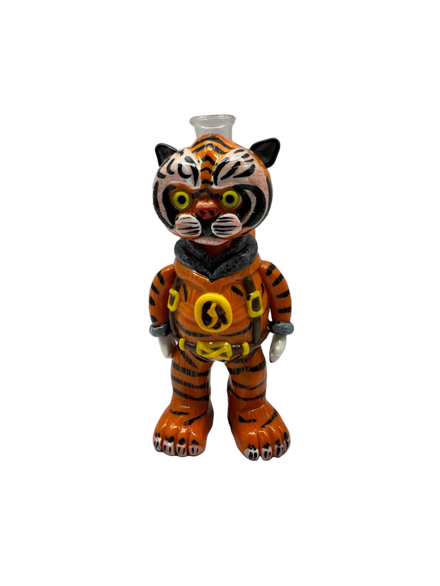 Shadow Glass Water Pipe Tiger Shape Bong Style